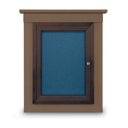 United Visual Products 72"x36" 3-Door Enclosed Letterboard, Burgundy Vinyl/Cherry UV2627O-CHERRY-BURGUNVL